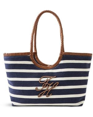 Tommy Hilfiger Elev Summer Stripe Tote Bag - Blue