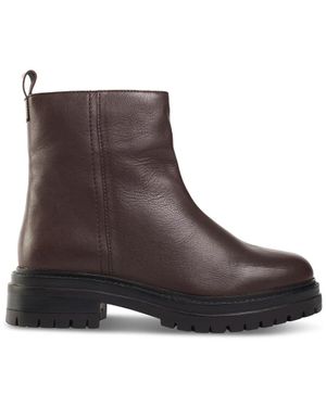 Sole Gia Inside Zip Boots - Brown