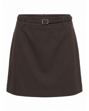 Forever New Eloise Belted Mini Skirt - White
