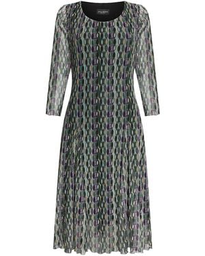James Lakeland Sheer Sleeve Boho Dress - Grey