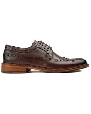 Sole Etham Brogue Shoes Tan - Brown