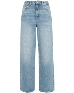 Mint Velvet Women's Light Indigo Wide Jeans - Blue