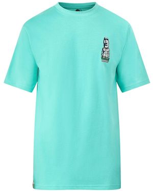 Boardies Island Elders Crew Neck T Shirt - Blue