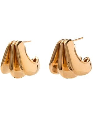 Missoma Triple Ridge Earrings - Metallic