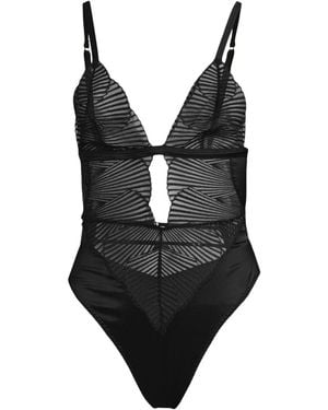 Coco De Mer Athena Bodysuit - Black