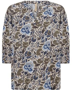 Soya Concept Genia 2 Blouse Multi - Grey