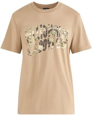 BBCICECREAM Overlay Camo Fill Arch Logo T-Shirt - Natural