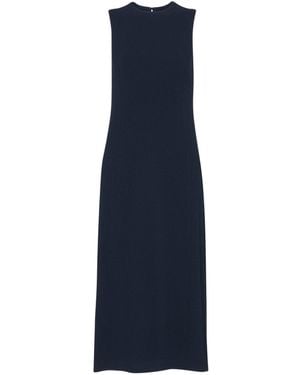 Whistles Women's Erin Texture Midi Dress - Blue