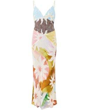 Never Fully Dressed Soleil Valeria Dress - Metallic