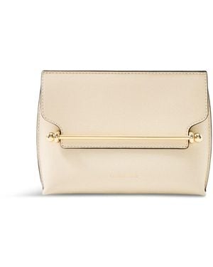 Strathberry Mini Stylist Clutch Bag - Natural