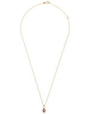 Caroline Svedbom Petite Drop Necklace - White