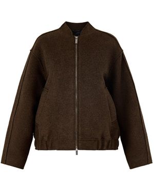 SELECTED Slf Reign Lano Bomber Jacket - Brown