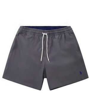 Polo Ralph Lauren Traveller Mid Length Swim Shorts - Blue