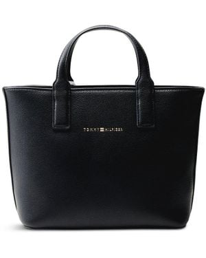 Tommy Hilfiger Logotape Mini Tote Bag - Black