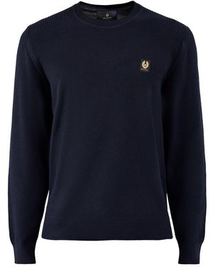 Belstaff Coast Knitted Jumper - Blue