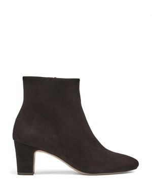 LK Bennett Jolene Suede Ankle Boots - White