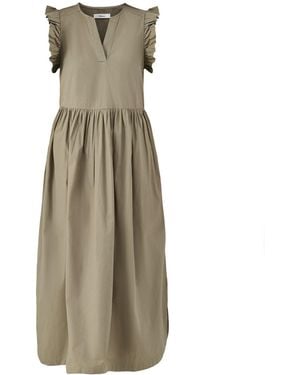 SELECTED Blair Ida Regular Sleeveless Long Dress - Natural