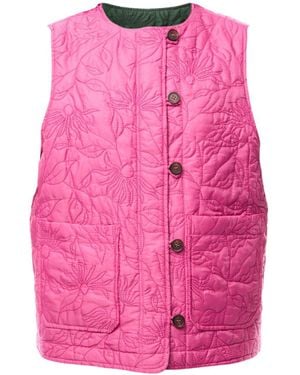 Damson Madder Women's Georgie Reversible Gilet - Pink