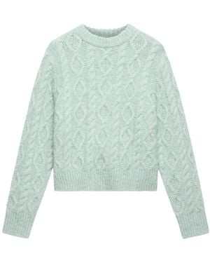 Mint Velvet Cable Knit Jumper - Green