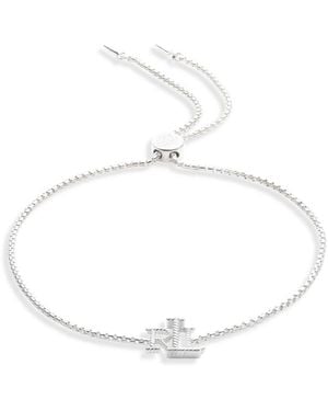 Ralph Lauren Logo Slider Bracelet - White