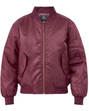 Anine Bing Leon Bomber Jacket - Red
