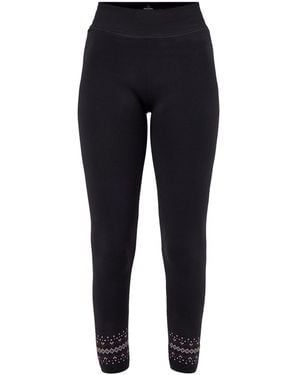 Sweaty Betty Fairisle Novelty Base Layer Legging - Blue