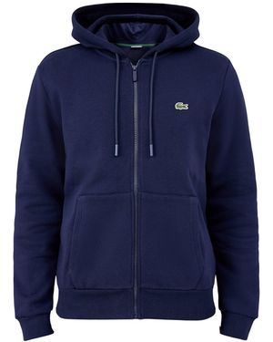Lacoste Classic Zip Trough Hoodie - Blue