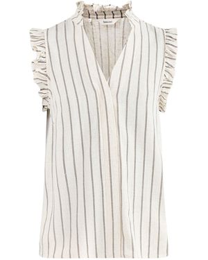 SELECTED Viva Ruffle Top - White