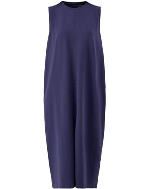 Eileen Fisher Crew Neck Dress - Blue