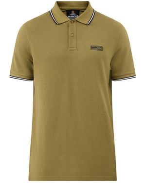 Barbour Evan Tipped Polo Shirt - Green