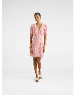 Forever New Saffron Petite Printed Sun Dress - Pink