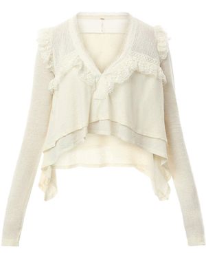Free People Eva Blouse - White