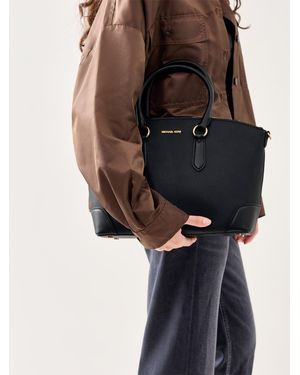 Michael Kors Murphy Large Dome Satchel Bag - Black
