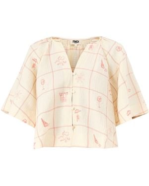 FRNCH Allesandro Top Cream - Natural