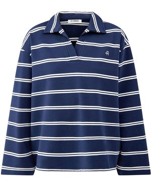 4th & Reckless Hailey Stripe Rugby Top - Blue