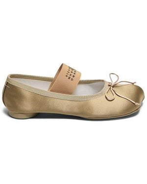 MM6 by Maison Martin Margiela Women's Anatomic Ballet Flats - Natural