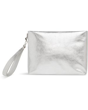 Whistles Women's Avah Zip Top Clutch - White