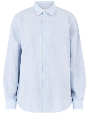 SELECTED Blend Long Sleeve Shirt - Blue