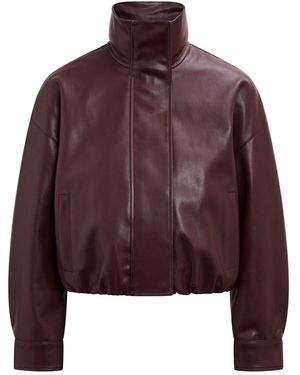 Forever New Jacquie Petite Vegan Funnel Neck Jacket - Brown