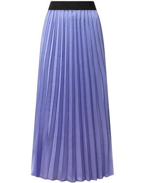James Lakeland Pleated Maxi Skirt - Purple