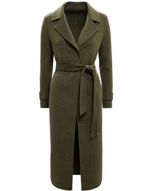 Forever New Natalie Felled Seam Coat - Green