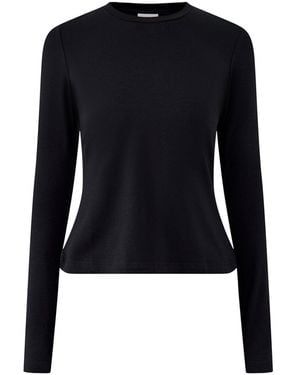 Varley Edna Long Sleeve Fitted T-Shirt - Blue