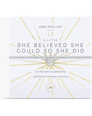 Joma Jewellery A Little She Believed She Could - White