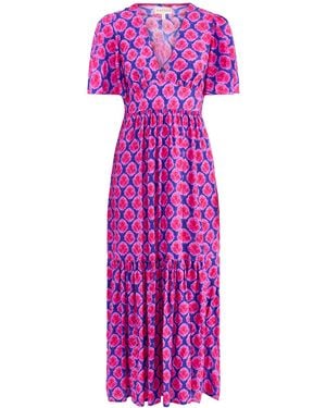 Aspiga Sylvie Ecovero Maxi Dress - Purple