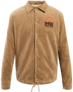 DEUS Men's Stokes Coach Jacket - Natural