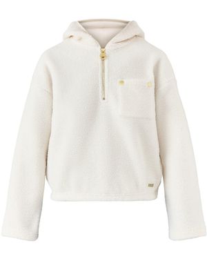 Barbour Lola Fleece Hoodie - White