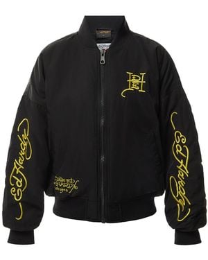 Ed Hardy La-Tiger-Roar Bomber Jacket - Black