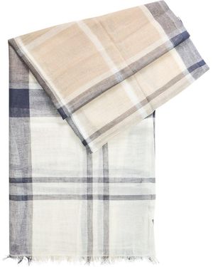 Barbour Abigail Tartan Scarf - White