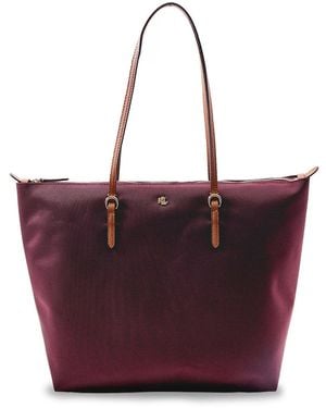 Ralph Lauren Keaton 31 Large Tote Bag - Purple