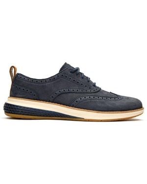 Cole Haan Original Grand Energy Weave Wingtip Shoes - Blue